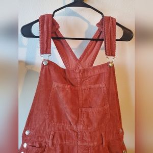 NWT Free People Ziggly Cordurory Bib Overalls Relaxed Fit